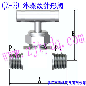 QZ-29 ���ݼy����yQZ-29 Males Screw Needle Valve